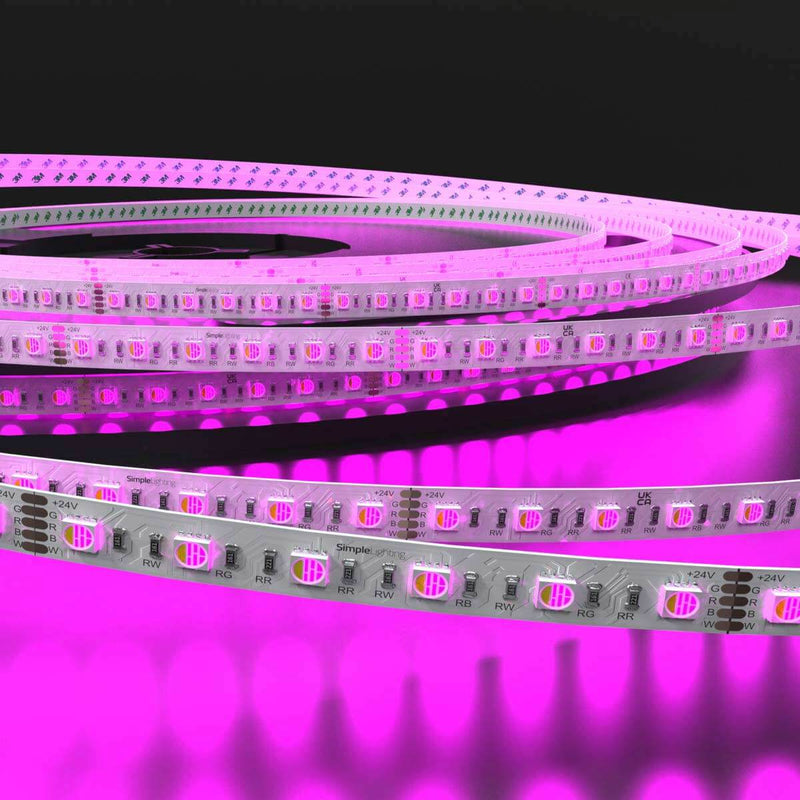 LED Tape, RGBW 19.2w P/M, 60 LEDs Warm White