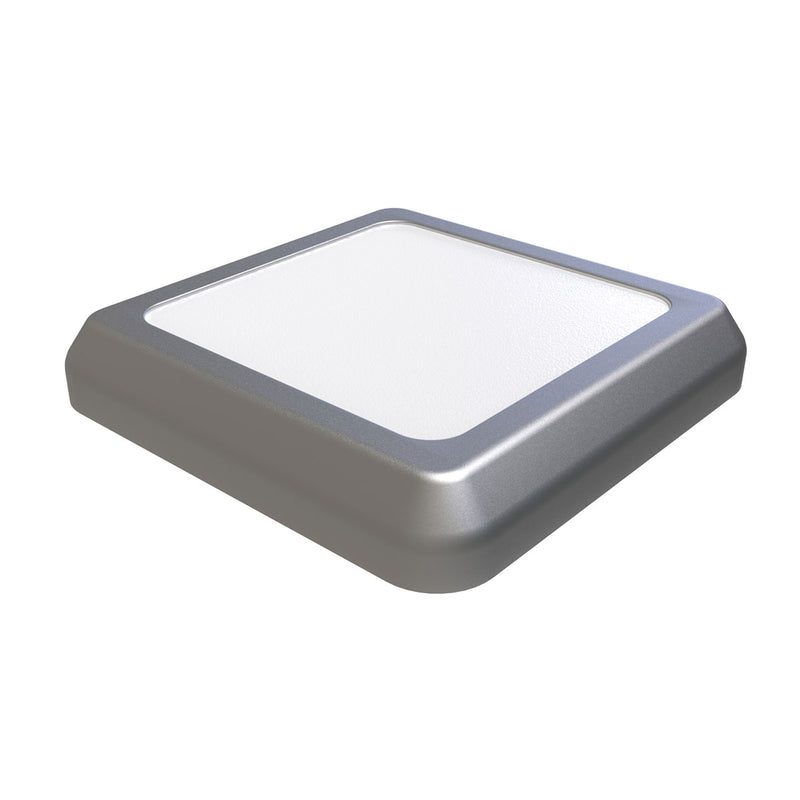 Sideview of an square LED plinth light