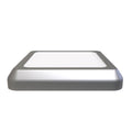 Side view of a square LED plinth light