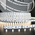 Close up of 4000K led tape on pcb