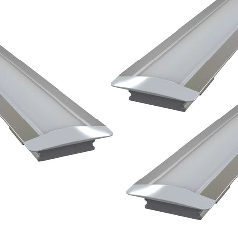 pack of 3 recessed LED profiles