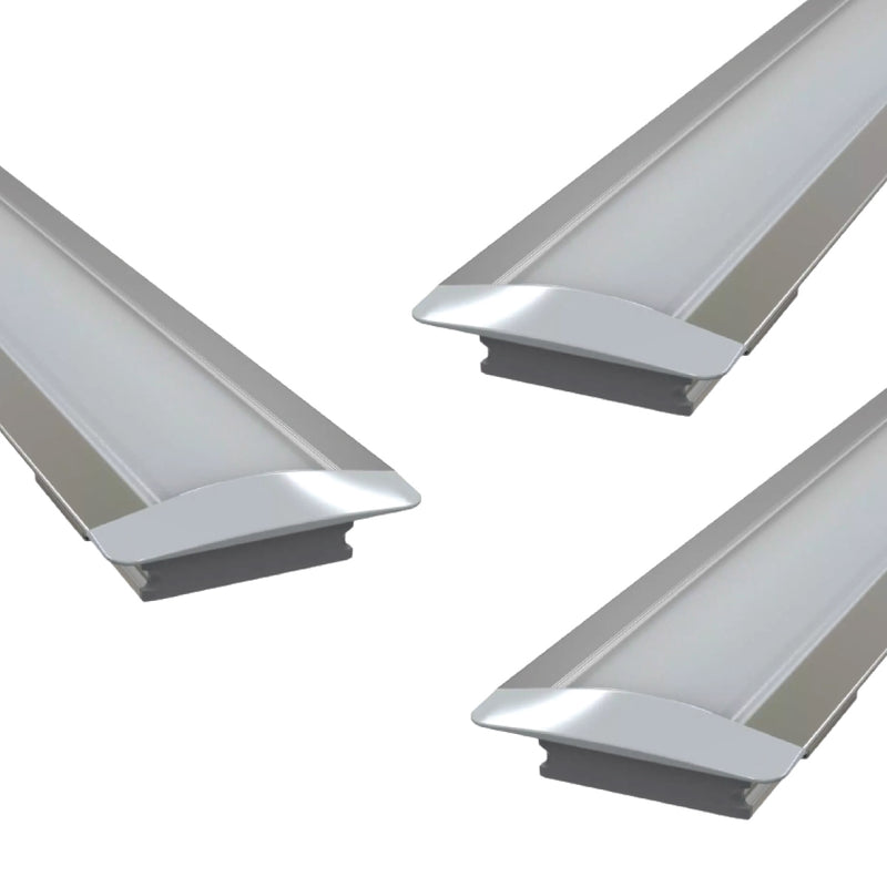 pack of 3 recessed LED profiles
