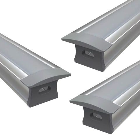 pack of 3 recessed LED profiles