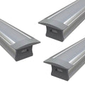 pack of 3 recessed LED profiles