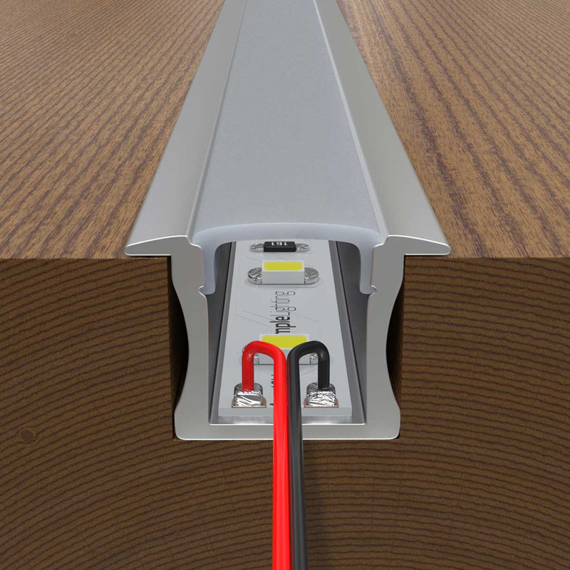 mounted LED profile with LED strip
