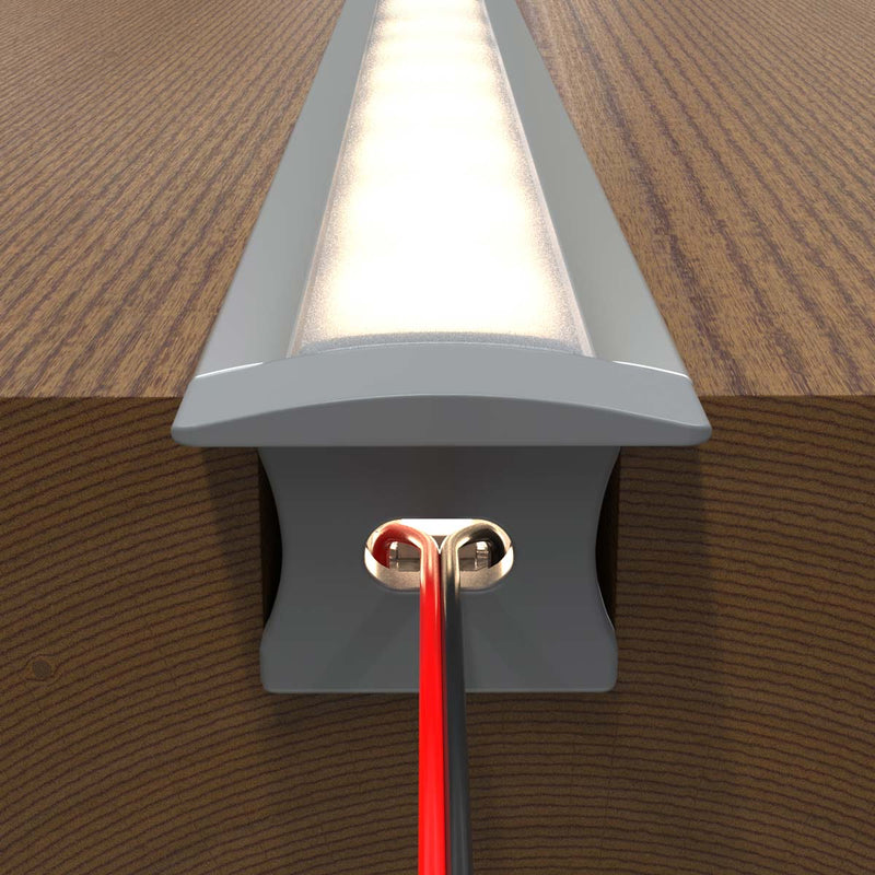 mounted LED profile with light