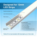 2m, Shallow 7mm Surface Mounted LED Aluminium Profile - Infographics 5