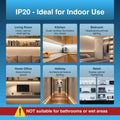 2m, Shallow 7mm Surface Mounted LED Aluminium Profile - Infographics 6