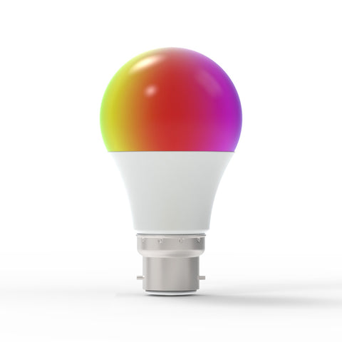 Smart B22 LED Lamp, A60, 11w Power - TUYA, APP & Smart Speaker (close-up 1)