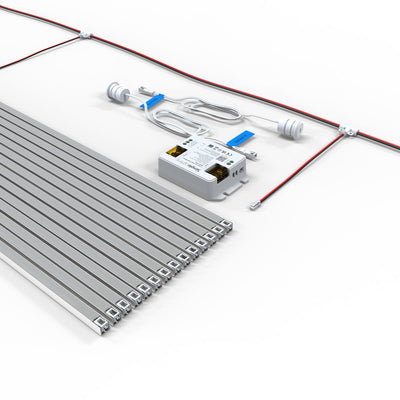 LED Stair Lights Kit - 14 Steps | 500mm Bars | App Controlled | Warm to Cool White | Motion Sensor