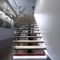 LED Stair Lights Kit - Cool White, Installed (Angle 2)