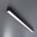 surface-mounted  4FT (120cm) LED Linear Light with Black Finish in cool white light 