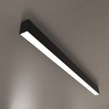 surface-mounted  4FT (120cm) LED Linear Light with Black Finish in natural white light 