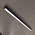 6FT (180cm) LED Linear Light, Surface Mount, Black - Natural White Light