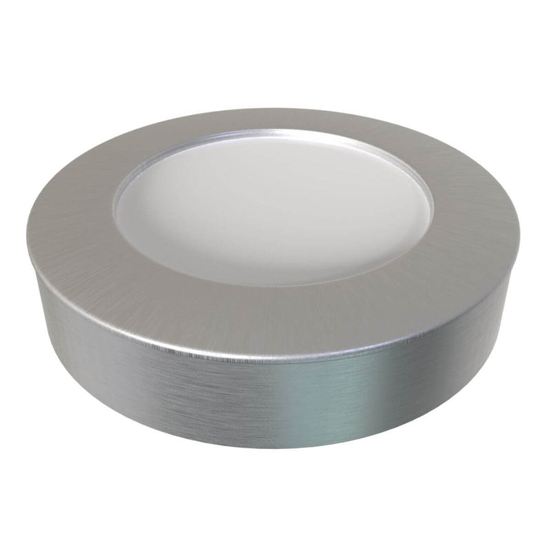 Closer look of one out of 5 Mains Powered Brushed Chrome Under-Cabinet Light