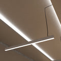 5FT (150cm) LED Linear Light Suspended Mount, White Finish - Warm White Light