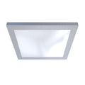 tilted view of a flat panel LED under cabinet light