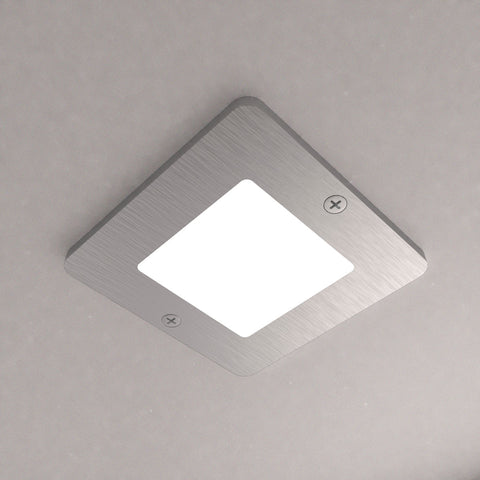 Mounted slim square under cabinet light