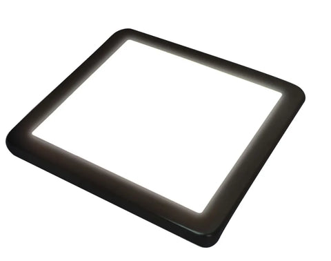 matt black LED under cabinet light