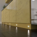 Kitchen Demo - Square 4 x LED Plinth Light Kit In Natural White LED