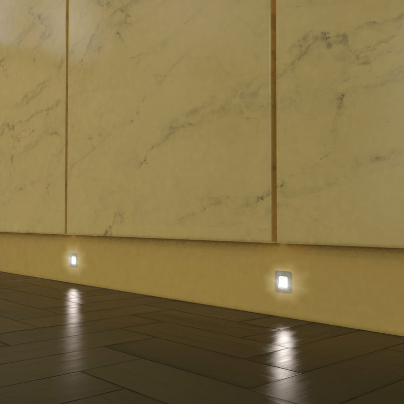 Kitchen Demo Near View Square 4 x LED Plinth Light Kit