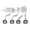 Square 4 x LED Plinth Light Kit In Natural White LED - 4000K