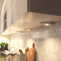 Kitchen Demo of Super Slim High LED Triangle Cabinet-Light - Warm White
