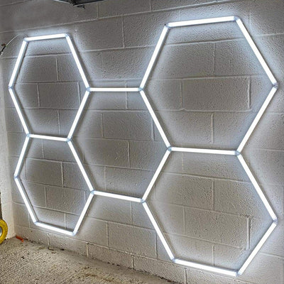 5 x Hexagonal Designer Light Kit, Switchable CCT (Warm White / Natural White / Cool White)
