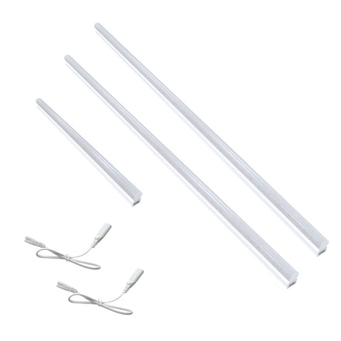 2x 1175mm and 1x 575mm T5 LED lights, with 2x 500mm link cables in a single pack.