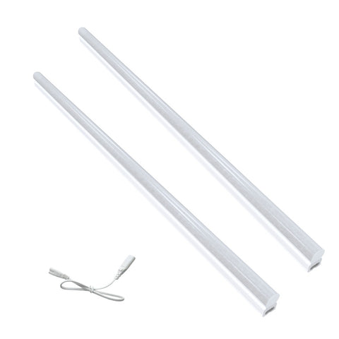 Two 875mm T5 LED under-cabinet lights with an included 500mm link cable.