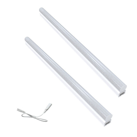 Two 575mm T5 LED under-cabinet lights with an included link cable.