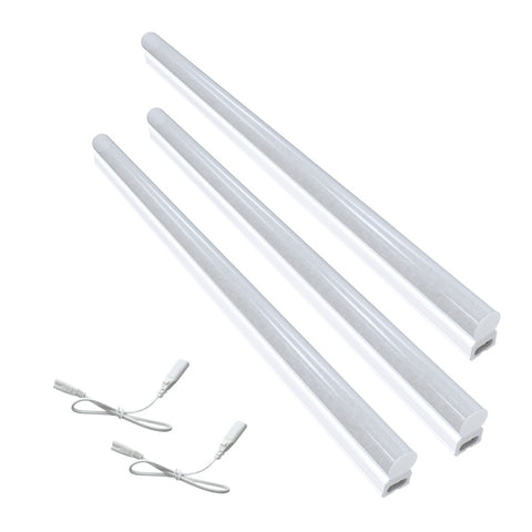 Pack inclusions: 3x 575mm T5 LED under-cabinet lights and 2x 500mm link cables.