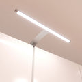 Close-up of a mounted T-bar LED over cabinet light