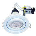 Recessed GU10 Tilt Downlight in White