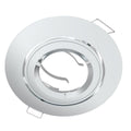 tilted chrome downlight without a bulb