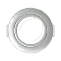 top view of a chrome bezel