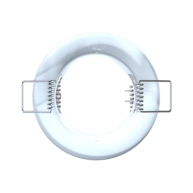 top view of a white bezel