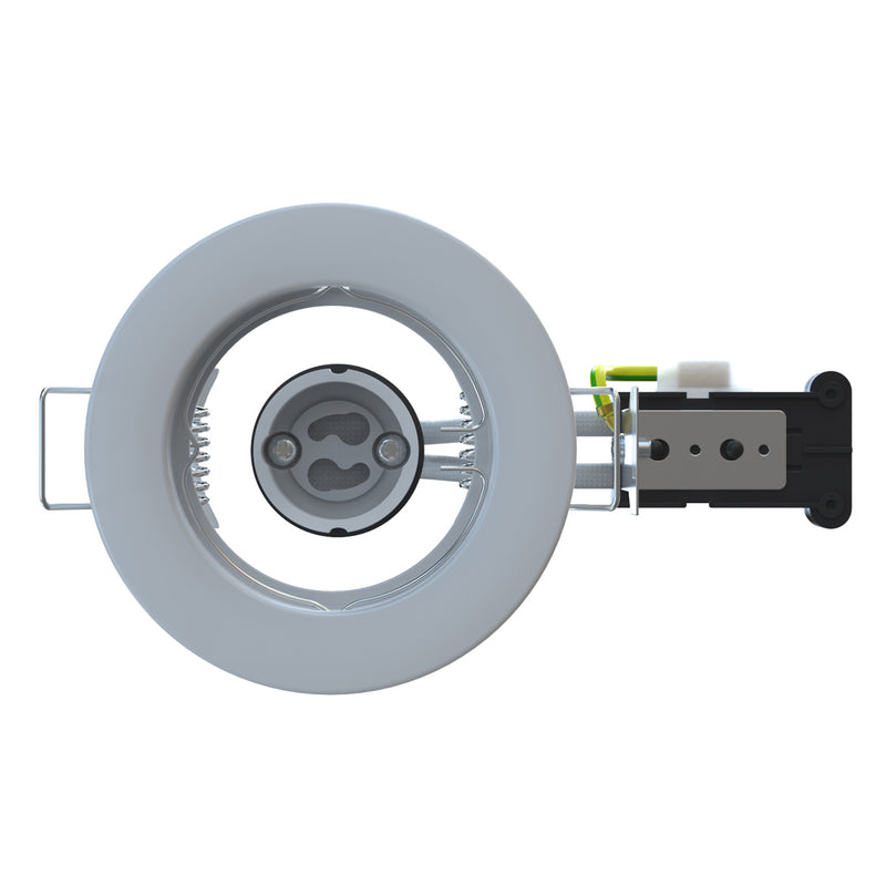 top view of a white downlight