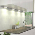 3 Pack Of High Brightness, Triangle, LED Under Cabinet Lights With a 8w Driver