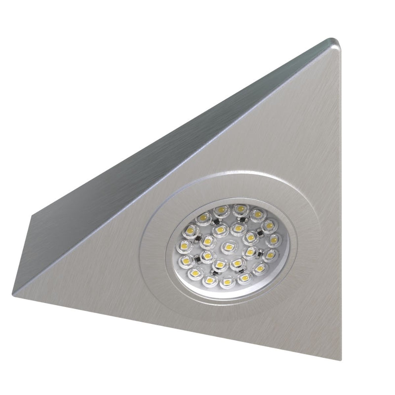 Pack of 5, Triangle, LED Under Cabinet or Shelf Lights - Including Transformer