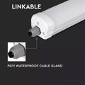 5FT LED IP65 Batten Light PG11 Waterproof Cable Gland