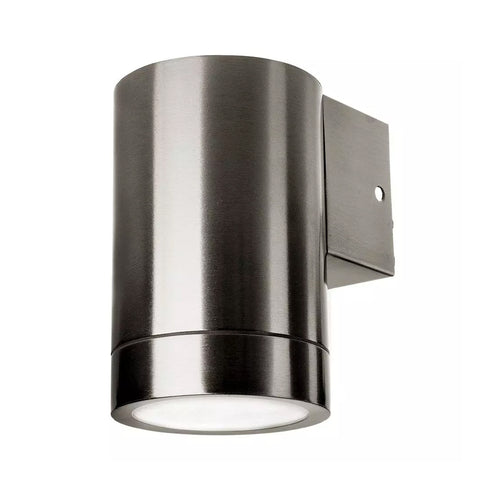 GU10 Wall Light Fitting, IP44, Stainless Steel Body - Simple Lighting