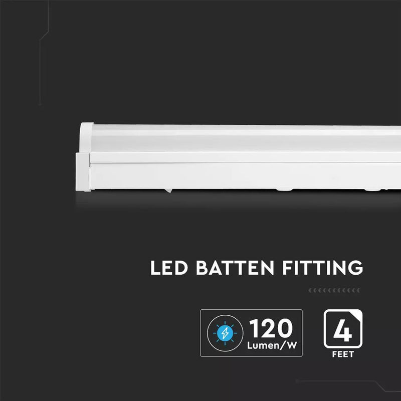 Led Batten Fitting 40w 4FT, 1200mm 120 Lumen
