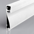 matte white skirting LED profile