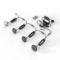 Pack of 10 RGB 80mm LED Decking Lights – IP67, Colour Changing, 12V, with Driver
