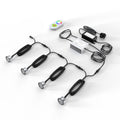 Pack of 6 RGB 39.5mm LED Decking Lights – 12V IP67 Colour Changing with Controller