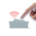 Kinetic Grid Switch - 1 Gang Wireless, Fits MK Grid Plates (White) - switch emitting signals when pressed