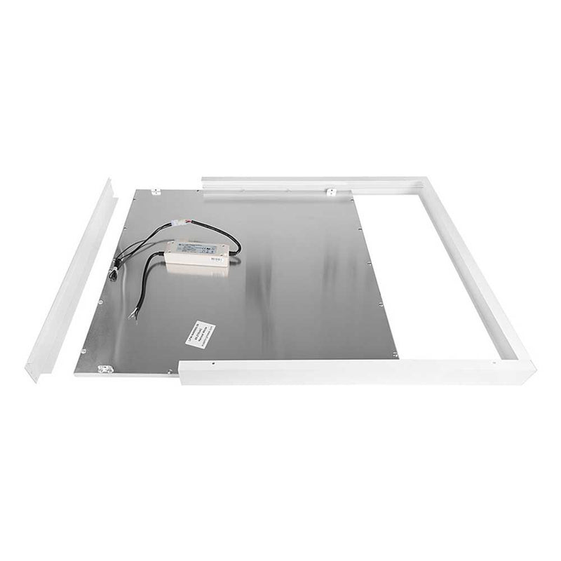 White frame for led panel - self assembly