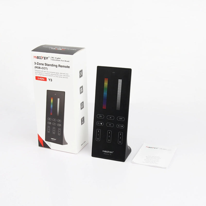 RGB + CCT vertical remote control with packaging