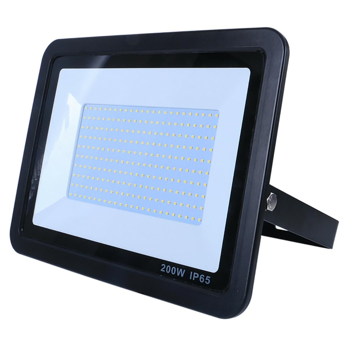 View 200w LED Floodlight In Black With Photocell Sensor Cool White information